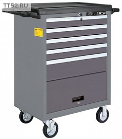 На сайте Трейдимпорт можно недорого купить Телега инструментальная 6 полок с пластиковой столешницей, серая. 